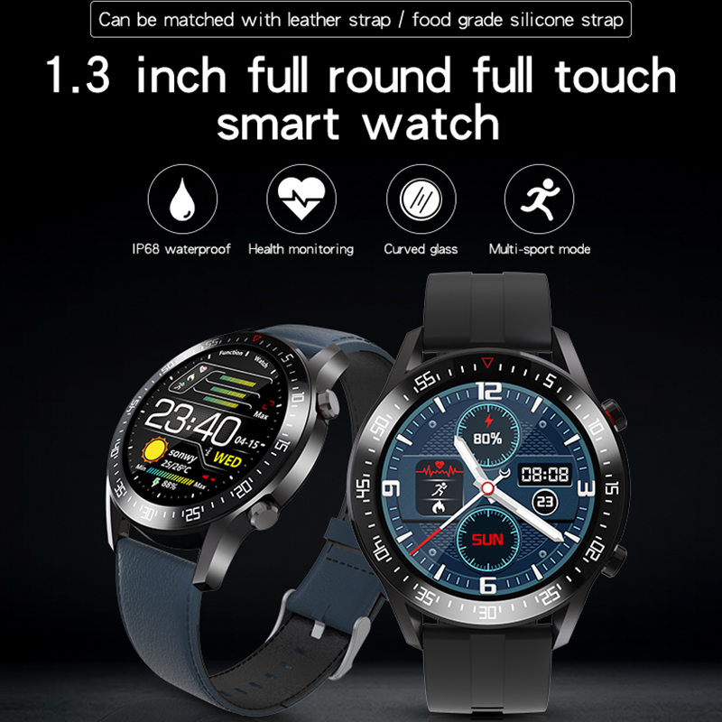 Smart Watch, Fitness Tracker con monitoraggio della frequenza cardiaca, C2